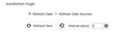 Refresh plugin – original visualization.