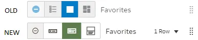 difference between the old and new display content possibilities