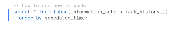 SQL command to show when the task will run next