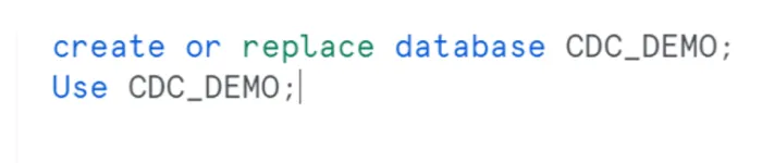 create a database in Snowflake
