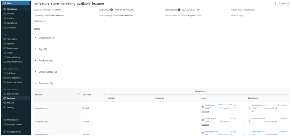 Feature Store UI