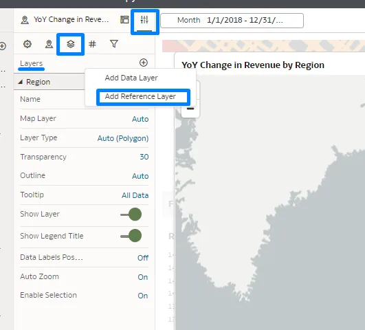 Reference Layer in the OAC Report