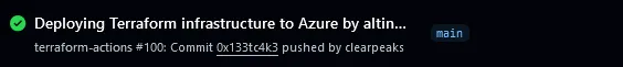 Deploying Terraform infrastructure to Azure