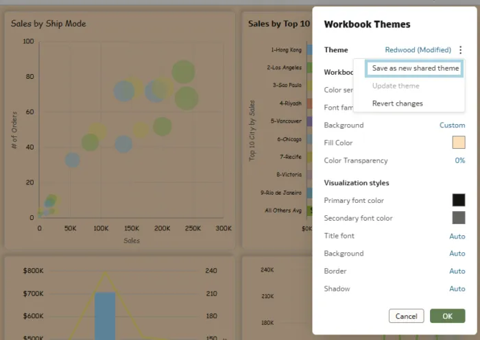 Save as new shared theme
