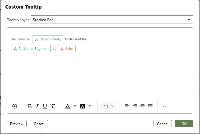 Custom Tooltip window