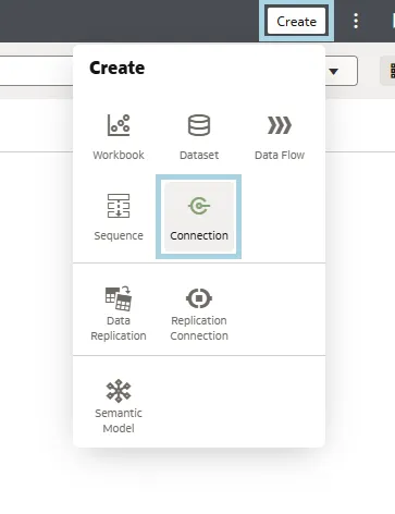 Creating a connection