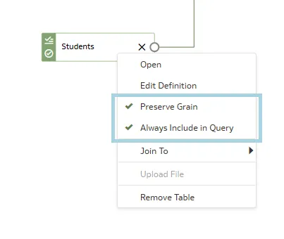 New options for nodes