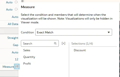 Visibility configuration