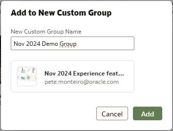 Create a new group