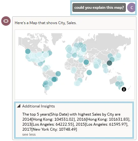 Asking the Assistant for more details about a visualization