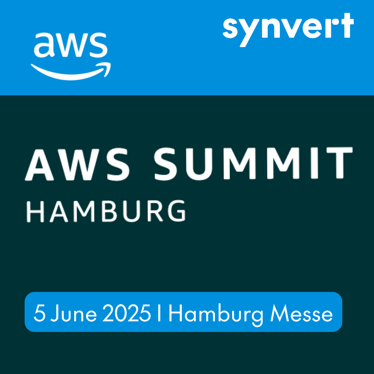 synvert ist Gold-Sponsor beim AWS Summit Hamburg - synvert a ...